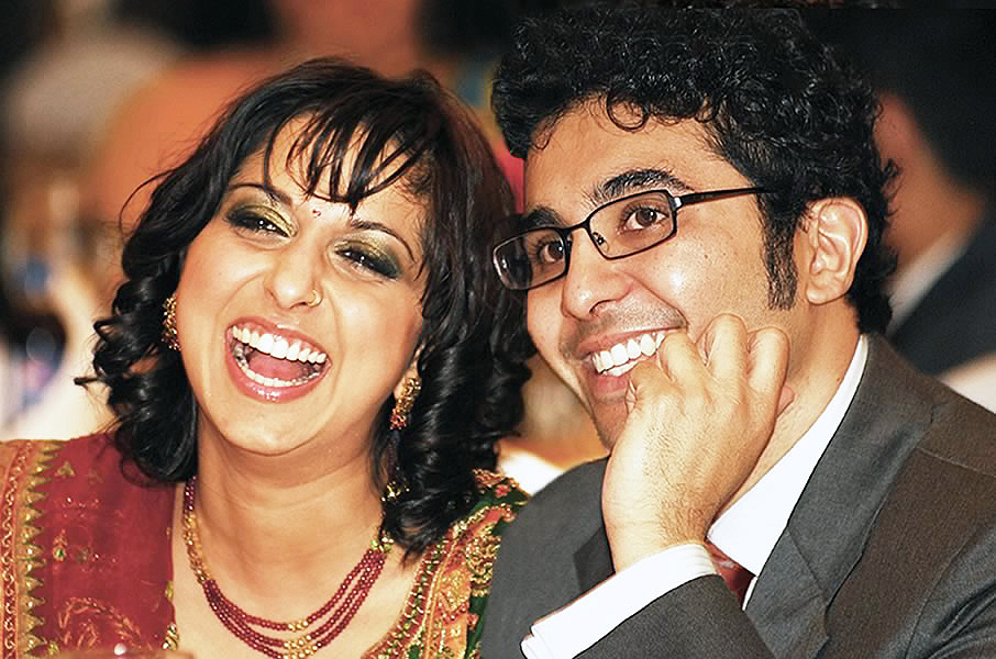 Indian weddings, couples dinner table,